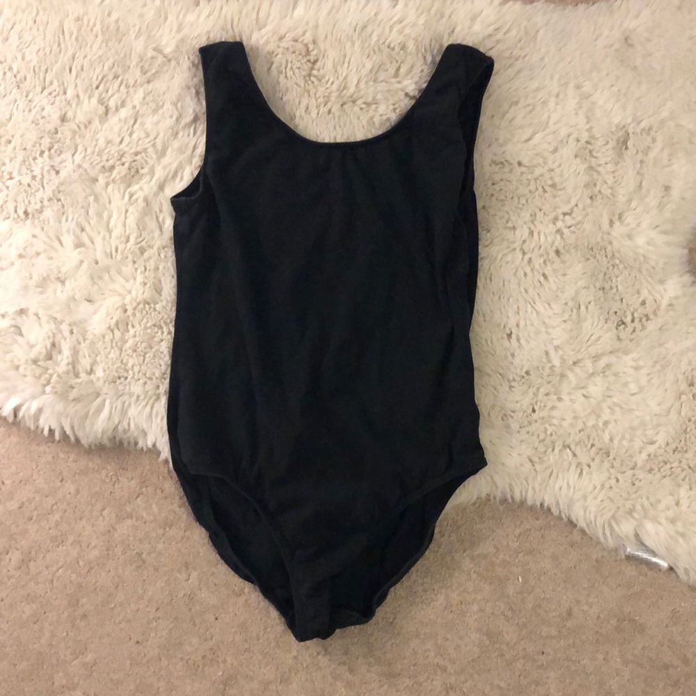 Black ballet bodysuit